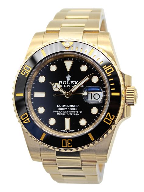 18k gold rolex submariner|More.